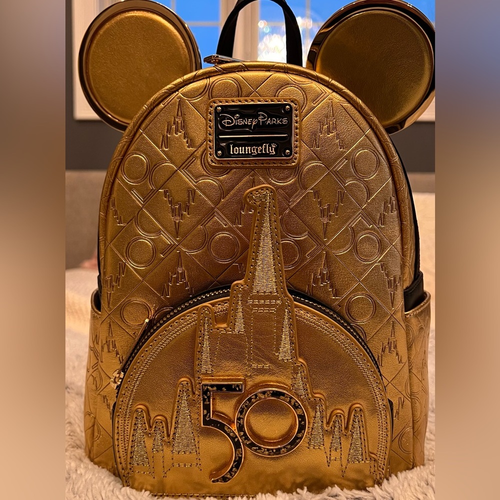 NWT Limited Edition Disney Parks 50th Anniversary Loungefly Backpack